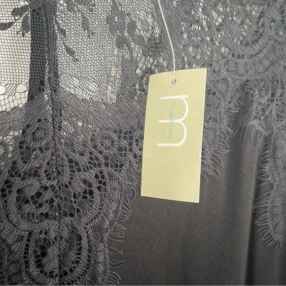 Maurices lace accent long sleeve top NWT size small - Picture 4 of 11